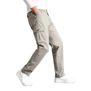 Pantalons de haute qualité pour hommes pantalons Cargo personnalisé blanc piste pantalons Cargo pour hommes multi-poches pantalons de Jogging exportation de BD - Product Image 6