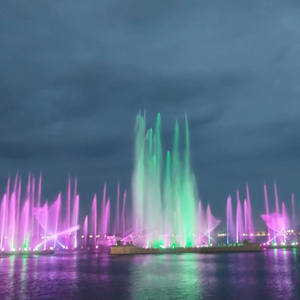 Fuente Musical Personalizada de Acero Inoxidable, Espectáculo de Agua con Láser, Fuente Seca, Agua Danzante, Luz LED Decorativa para Escenario - Product Image 2