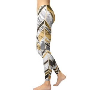 Fashionable Design OEM Custom Logo Smooth Feel Gym Running Wear Sublimation <b>Print</b> Sports Yoga <b>Leggings</b> for Women - Product Image 6