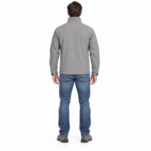 <b>Men</b> Softshell Fleece Jacket Winter Outdoor <b>Thermal</b> Jacket Windproof Water Repellent Hiking Apparel - Product Image 2