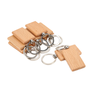 Porte-clés en bois d'acacia vierge 2024 le plus vendu, porte-clés en bois personnalisé, prix d'usine, dernier design, logo personnalisé - Product Image 3