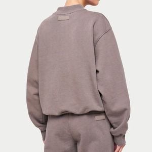 Sudadera con Capucha para Mujer, Talla Grande, de Algodón y Felpa, con Cuello Redondo, Personalizada con Bordado, Ecológica, Resistente al Viento, en Oferta - Product Image 5