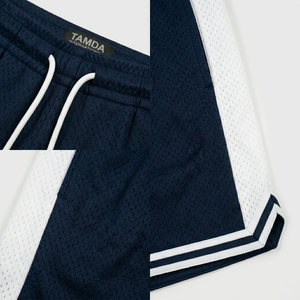 <b>Men's</b> Basketball <b>Shorts</b> Custom <b>Patch</b> Embroidery – Quick Dry High Quality Heavy Mesh With Pockets - Product Image 4