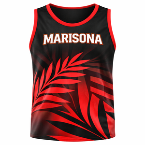 Maillot de basketball brodé sur mesure, étiquette privée OEM, coupe professionnelle, uniforme d'équipe sublimé pour clubs, écoles, équipes, ligues, magasins - Product Image 3
