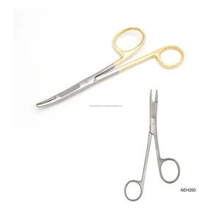 Pinzas Porta Agujas Gillies Curvas con Bordes Serrados, Tijeras de 160 mm, Pinzas Quirúrgicas Dentales de Acero Inoxidable, Manuales, Certificadas por MOL - Product Image 5