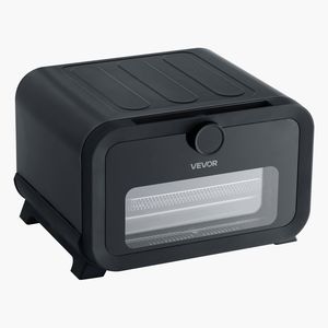 Horno de pizza eléctrico para interiores, resistente al agua, 12 pulgadas, IPX4, Combo para freír aire, Control de perilla inteligente, 8 preajustes, 750 °F, Temperatura máxima, encimera para pizza - Product Image 1