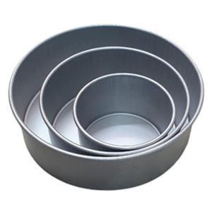 Vente incroyable sur des moules à gâteau ronds en acier aluminisé de qualité supérieure, durables et lavables, 6x2 pouces, pour usage industriel - Product Image 1