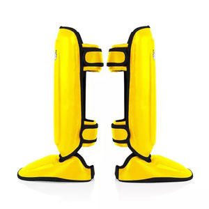 Espinilleras Fairtex de Alta Calidad para Entrenamiento de Muay Thai y Kickboxing, Personalizadas al por Mayor, de Cuero PU Profesional para MMA - Product Image 2