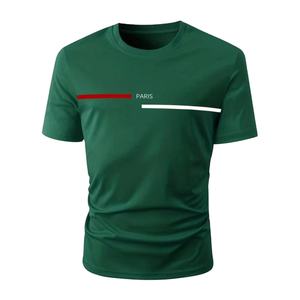 Camiseta Deportiva Unisex Personalizada al por Mayor, 100% Algodón, Transpirable, de Secado Rápido, Tejido de Punto Ecológico, 300g, Manga Corta - Product Image 3