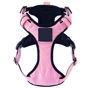 OEM Custom No-Pull Dog Harness Padded Adjustable Reflective Pet Vest Harness D-<b>Ring</b> Buckle Multi-Color Wholesale B2B Supplier - Product Image 3