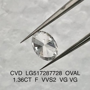 Diamante de Laboratorio de Lujo Mishang, Corte Ovalado, Certificado IGI, Corte Excelente, Blanco Sintético CVD HPHT, Diamante Suelto - Product Image 5