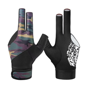Guante de Billar de Nuevo Estilo para Una Mano y Tres Dedos, Ligero, Plegable, Ajustable, Duradero, Personalizable OEM, Resistente - Product Image 5
