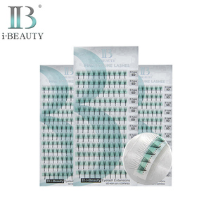 Extensiones de Pestañas ib - Pestañas de Volumen Fino Pre-fabricadas Tipo 5D B Versión Normal SF-V5D Corea del Sur Calidad Superior - Product Image 1