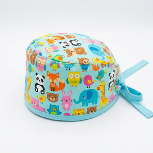 Latest Premium Quality Wholesale Working Nursing Hats With Buttons Adjustable <b>Tie</b> <b>Back</b> Nurse Cap Hospital Accessories Scrub Caps - Product Image 3