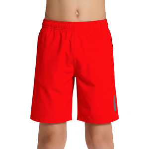 Shorts Bermuda noirs pour hommes, séchage rapide, taille élastique, vêtements de sport décontractés - Product Image 2