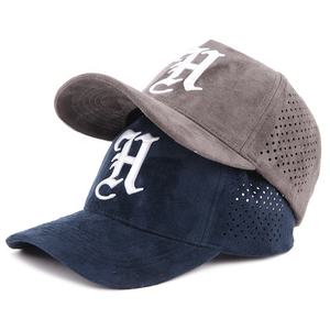 Casquette trucker en daim à 6 panneaux avec logo brodé, casquette ajustable à fermeture snapback pour adultes, tenue décontractée printemps-été unisexe - Product Image 3