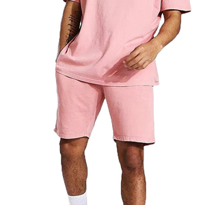 Nouveaux ensembles décontractés pour hommes : T-shirt à manches courtes et short, ensemble de survêtement uni, vêtements de marque pour hommes, ensembles 2 pièces - Product Image 4