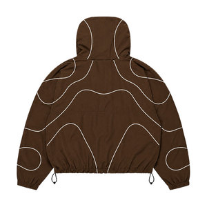 Fashion Casual Windbreaker <b>Jacket</b> for Men <b>Lightweight</b> Waterproof Hooded Outdoor Sports Running Cycling Camping <b>Jacket</b> With Logo - Product Image 2