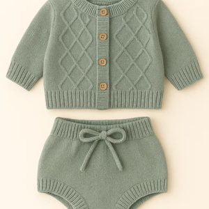 Conjunto de Ropa para Bebé OEM, Tejido Suave, Ropa Infantil de Invierno, Fabricante, Servicio de Etiqueta Personalizada Disponible al por Mayor - Product Image 1