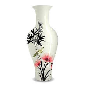 <b>Hand</b> <b>Paint</b> White Flower Vase Floor Mount Living Room Bedroom Modern Home Decoration Metal Vases For Artificial Plants Flowers - Product Image 6
