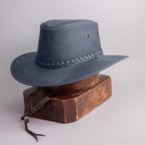 Sombreros de Cuero para Caballero, Hechos a Mano, Sombreros Vaqueros de Cuero de Búfalo Auténtico, Estilo Ecuestre, Sombreros de Jinete Austriaco - Product Image 4