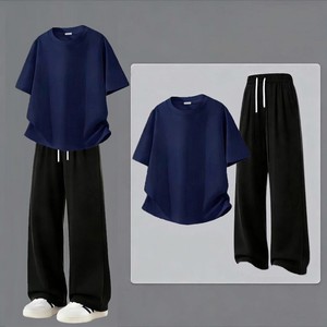 Prix d'usine Chine Bangladesh OEM Logo personnalisé brodé T-shirt et pantalon tricotés unis décontractés d'été à manches longues pour adolescents - Product Image 4