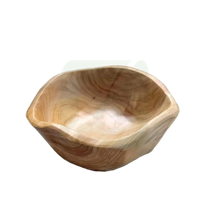 Tazón de madera de acacia fresca para catering de bodas, ecológico, para servir frutas, arroz, ensaladas, tazones de madera. - Product Image 5
