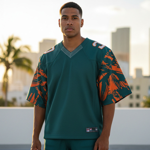 Uniforme de football américain robuste, personnalisable avec logo d'équipe, maillot en twill renforcé, pantalon de jeu renforcé aux épaules, fabricant - Product Image 5
