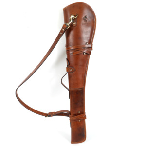 Étui de chasse en cuir souple fait main ZOLO LEATHERS SH01 33" avec sangle réglable imprimé serpent - Product Image 6