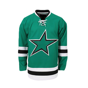 Maillots de hockey sur glace personnalisés à prix de gros, respirants, brodés, imprimés par sublimation avec design et logo sur mesure - Product Image 2