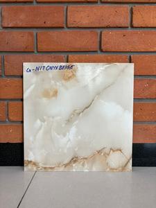 Planche de vinyle de luxe blanc foncé aspect marbre Revêtement de sol en vinyle SPC Surface corail cristal 400x400mm Carreaux de stationnement en céramique - Product Image 2