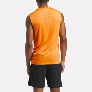 Débardeur de sport respirant pour homme, séchage rapide, sans manches, col rond, couleur unie, tricoté, coupe ample - Product Image 3
