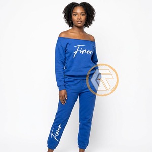 Conjunto de 2 Piezas de Algodón Felpa Casual para Mujer, Bordado con el Logotipo de Zeta Phi Beta, Ropa de Sororidad, Hecho a Medida, Alta Calidad - Product Image 3