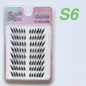 Pestañas Postizas Reutilizables Semimanuales de 8 Filas, de Fibra Sintética Autoadhesivas, con Efecto Cola de Zorro, Raíz Fina Ascendente, Naturales y Suaves - Product Image 2