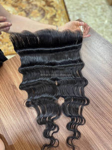 Offre de gros Paquets de cheveux humains de vague profonde et cheveux bruts vietnamiens de qualité supérieure à frontal au prix d'usine - Product Image 3