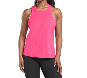 Camiseta sin mangas transpirable para mujer, chaleco sólido cómodo sin mangas, camiseta sin mangas de entrenamiento para mujer, ropa deportiva, camiseta sin mangas para mujer - Product Image 1