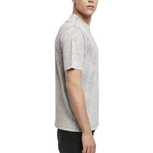 เสื้อยืดแขนสั้นลำลองผ้าฝ้าย 100% ทรงหลวม ล้างสีแบบแอซิดวอช ขายส่ง รับสกรีนโลโก้ เสื้อยืดล้างสีแบบแอซิดวอชสำหรับผู้ชาย - Product Image 5