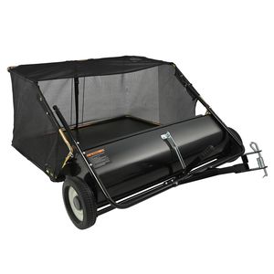 Spazzatrice per Prato Robusta da 44 Pollici con Sistema di Trazione, 25 Cu. Ft. Raccoglitore di foglie e erba di grande capacità, trainabile, per accessori e ricambi tosaerba da giardino - Product Image 2
