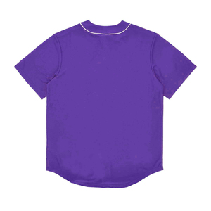 Custom Mens Baseball Jersey Quick Dry Breathable Button Up Team Uniform OEM Sublimation Printed Sportswear - Product Image 6