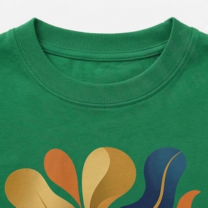 T-shirt court pour femme, couleur personnalisée, léger, écologique, tendance, décontracté, manches courtes, vêtements de mode - Product Image 4