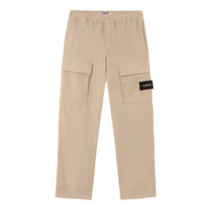 Best Seller Men Cargo Pants Premium Stretch Cotton Twill Elastic Waist Streetwear Utility Cargo Trouser Custom OEM Manufacturer - Product Image 6