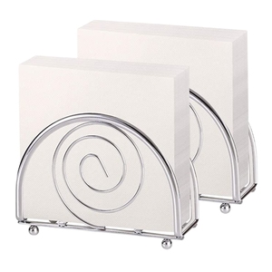 Modern Wood and Metal Wire Napkin Holder Wholesale Rustic Dinner Table Napkin Dispenser <b>Paper</b> <b>Tissue</b> Stand for Restaurant Home - Product Image 5