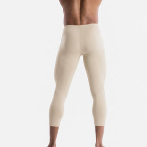 Leggings de compression pour hommes, longueur au-dessus du mollet, coupe ajustée, personnalisables, vente en gros, prix abordable, fabricant de produits, toucher doux, ajustement serré - Product Image 2