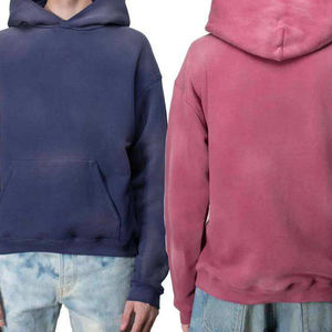 Fabricante OEM de Sudaderas con Capucha con Acabado Lavado al Ácido, Sudadera de Algodón con Forro Polar para Colecciones de Ropa Urbana - Product Image 1