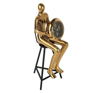 Classic Vintage Retro Antique Traditional Elegant Luxury Timeless Desk <b>Clock</b> Mechanical Movement Hourly <b>Chiming</b> Silent Feature - Product Image 1