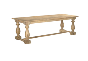 Ensemble de table et chaises de salle à manger rectangulaire en bois massif de style moderne pour la maison ou l'appartement - Product Image 6