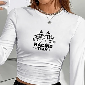 เสื้อแฟชั่นแขนยาวสำหรับผู้หญิงทีมแข่งรถ - Product Image 4