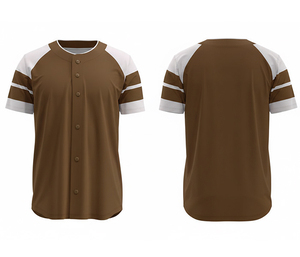 เสื้อเบสบอลโพลีเอสเตอร์พรีเมียมสำหรับงานซับลิเมชั่น – เสื้อซับลิเมชั่นน้ำหนักเบาพร้อมโลโก้และหมายเลขแบบกำหนดเอง |   โพลีเอสเตอร์ที่ระบายอากาศได้ดี - Product Image 3