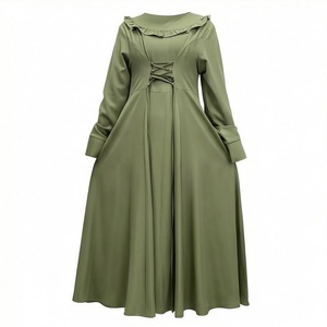 Abaya de mode modeste, robe islamique élégante, vêtement musulman moderne, couleur personnalisée, nouveau design, tenue pour femme à fermeture frontale - Product Image 1