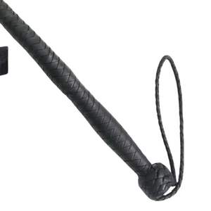 Flogger de Piel de Oveja con Hebilla de Acero de 2.5cm de Ancho, Extra Suave para Juegos de Coqueteo - Product Image 3